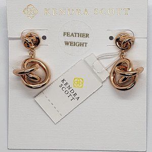 Kendra Scott Presleigh Drop Earrings - Rose Gold